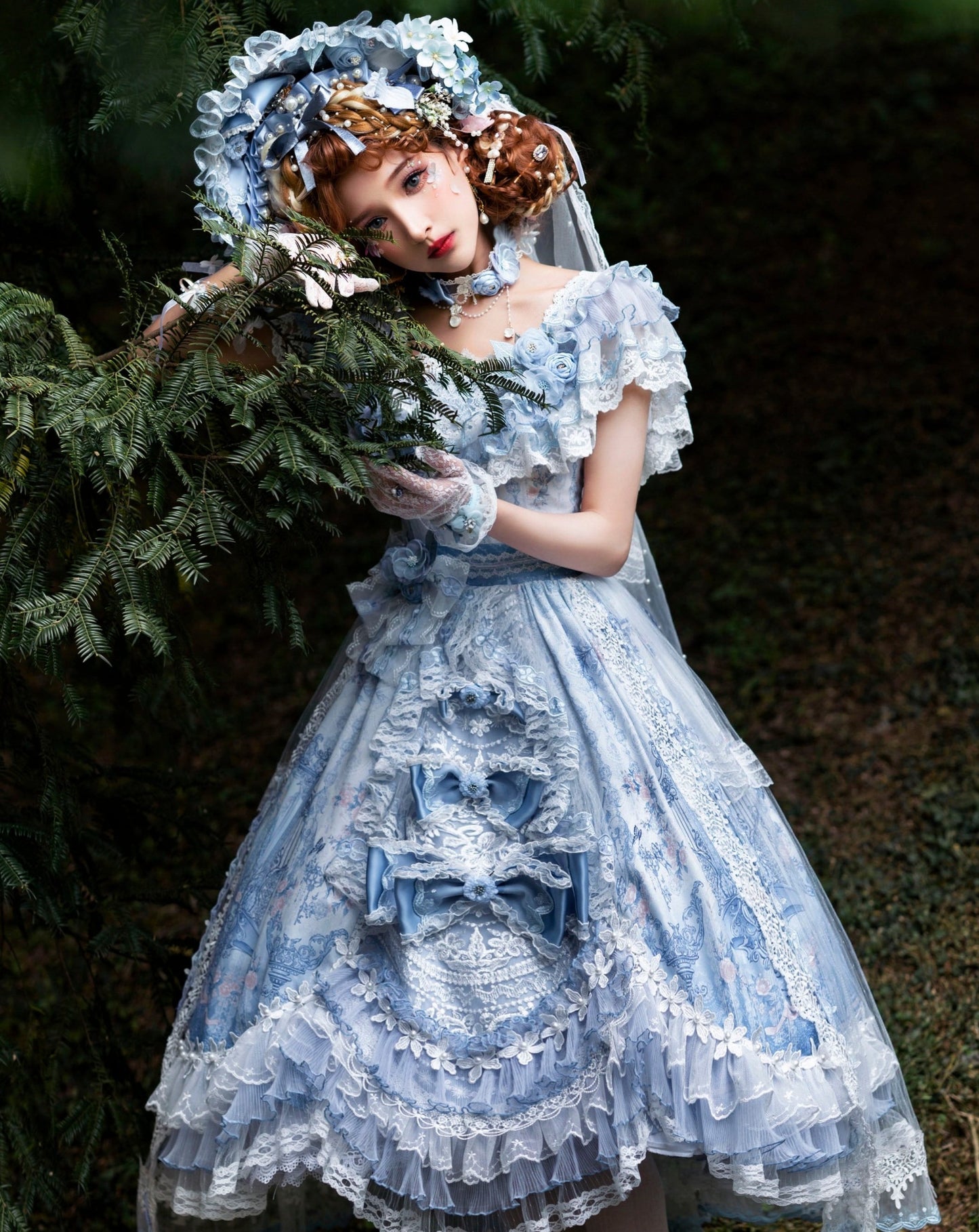 Secret Key Rococo Flower Princess Dress Full Set