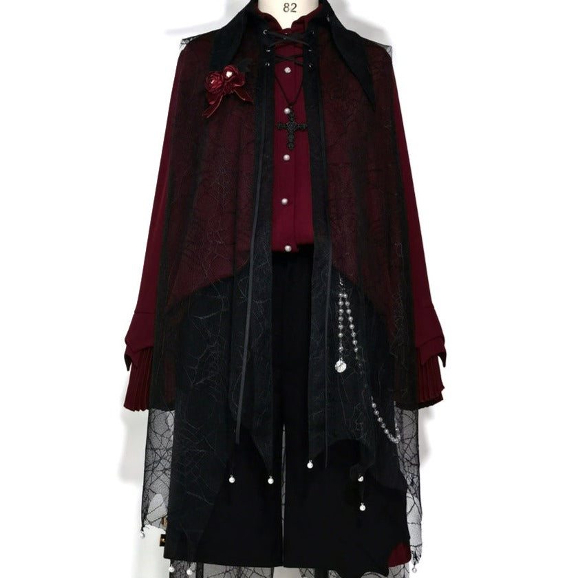 [Pre-order] Ukimitsu Mikage Prince style pleated cuff blouse