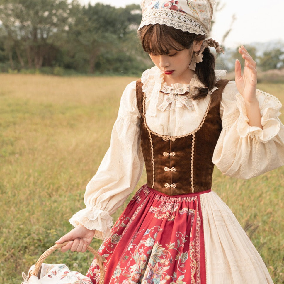 Bavarian girl country style blouse [20% off for combined purchases]