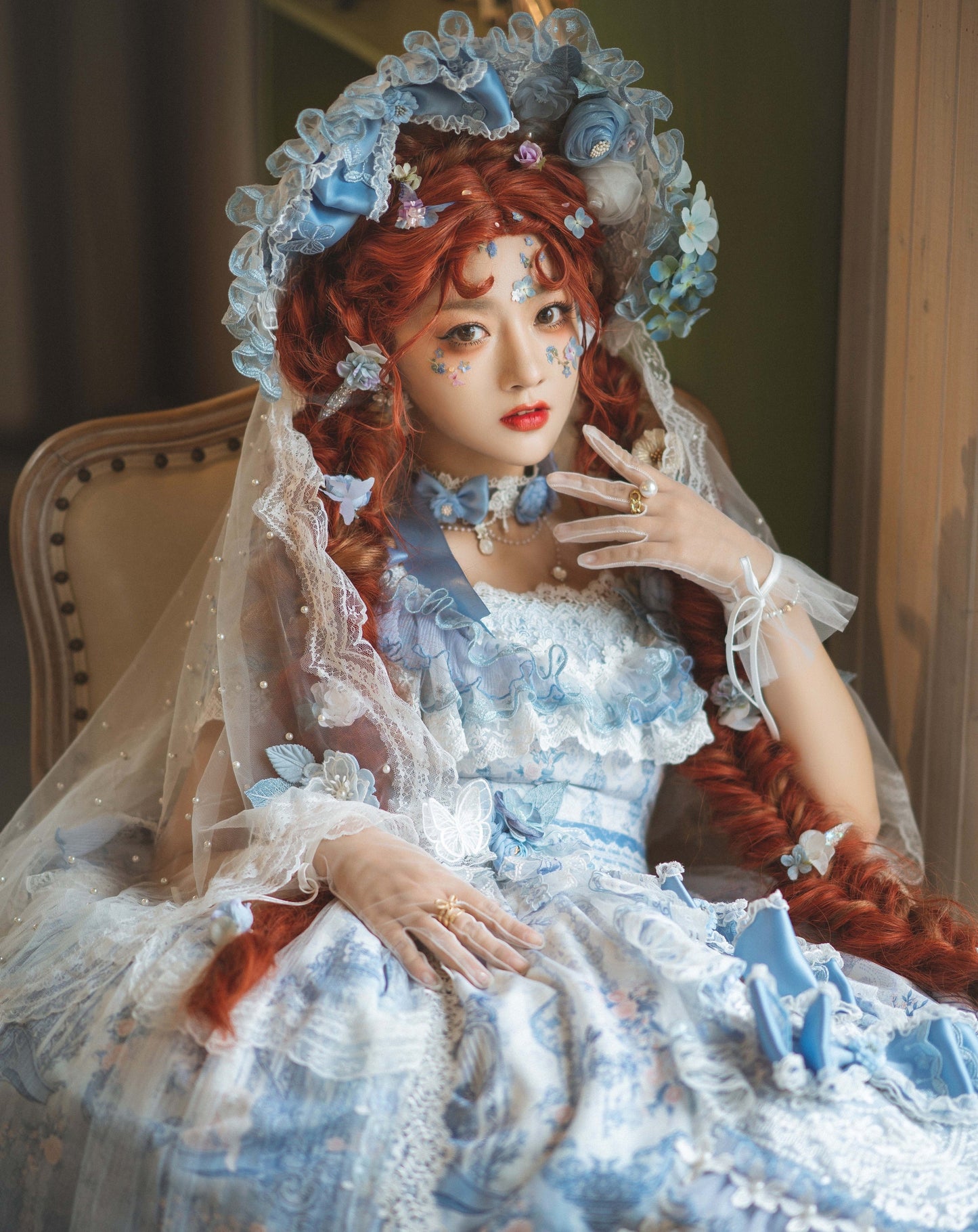Secret Key Rococo Flower Princess Dress Full Set