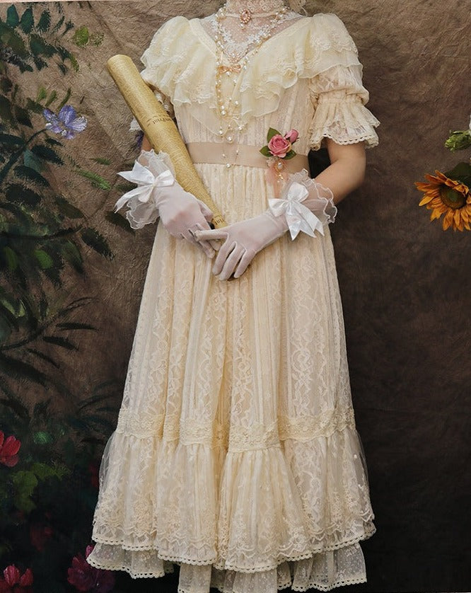[Pre-order] Edwardian Elegant Lace Classic Lolita Dress