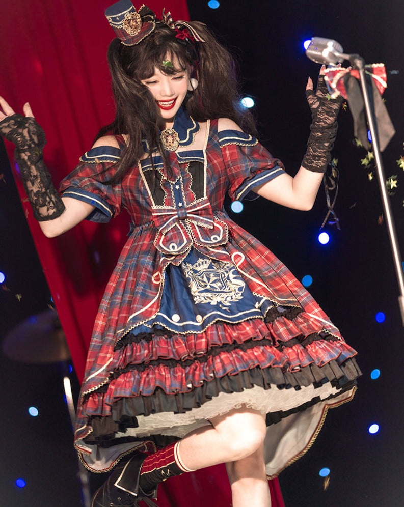 Star Song check idol style dress