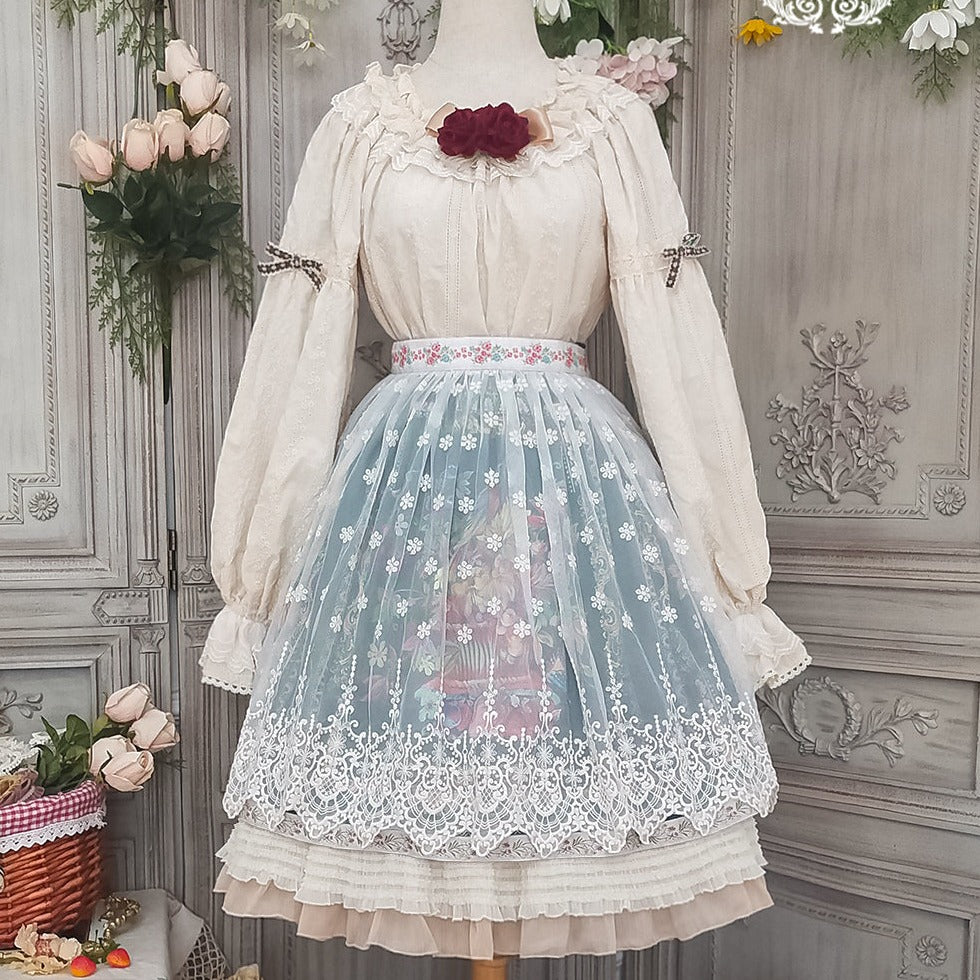 [Pre-order] Bavarian Girl Country-style Skirt [Short Type]