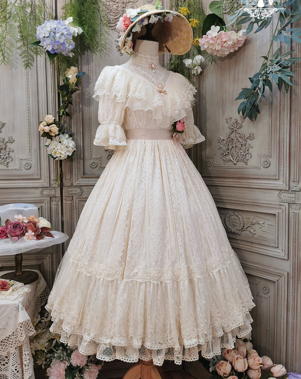 [Pre-order] Edwardian Elegant Lace Classic Lolita Dress