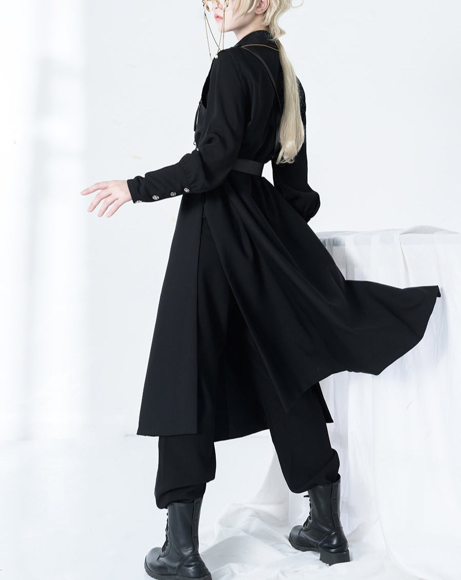 [Pre-order] Black Knight Prince embroidered pants