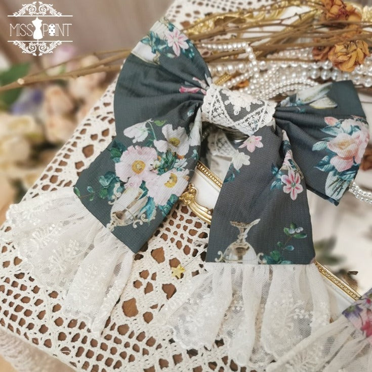 【同時購入のみ】華瓶の花 コサージュ・リボンブローチ・レースグローブ