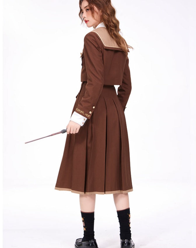 Hogwarts School of Witchcraft and Wizardry Box Pleated Skirt