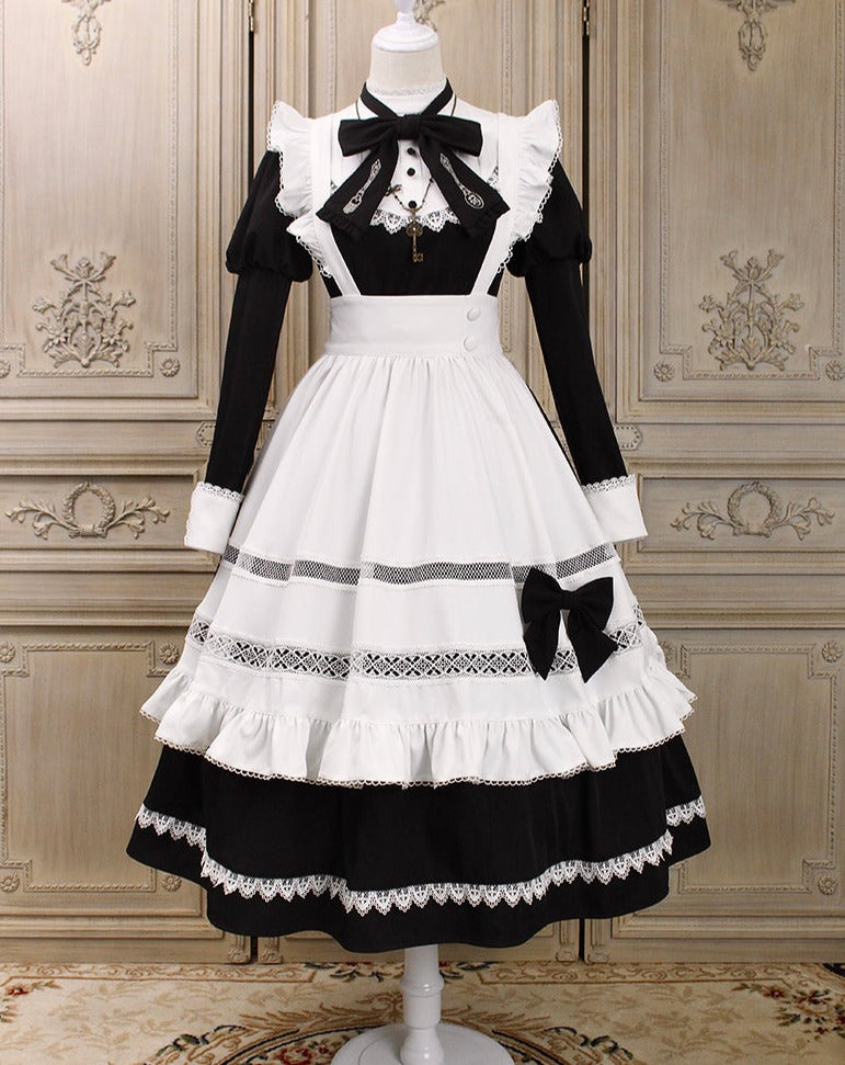 【予約販売】英国風メイドとシスターの2wayロングワンピース