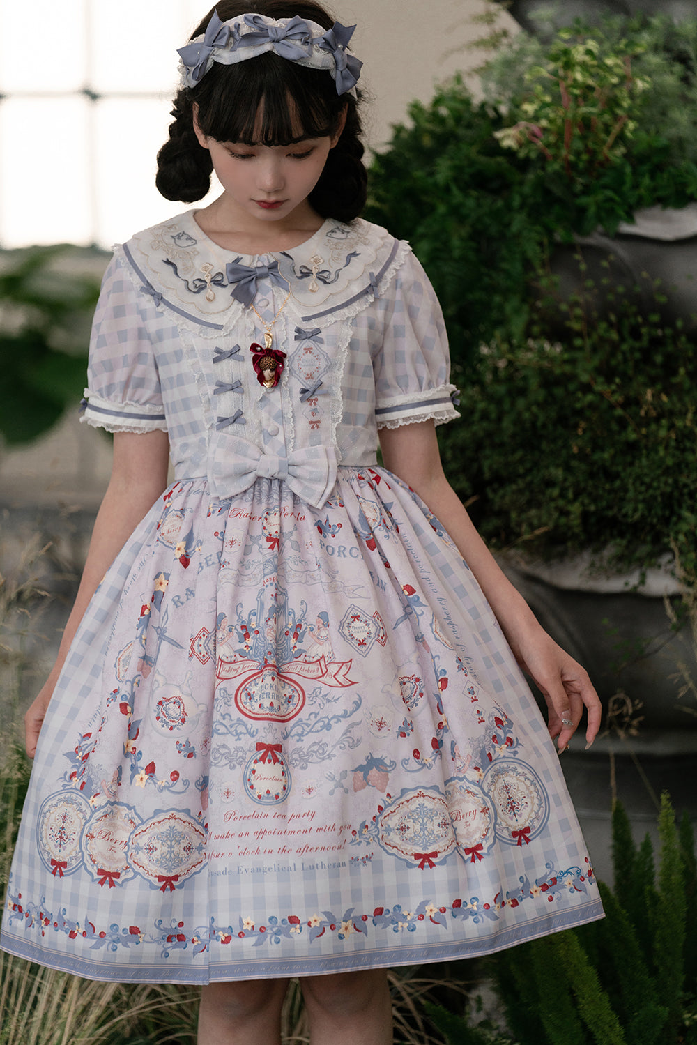 Porcelain Teaparty パステルカラーワンピース