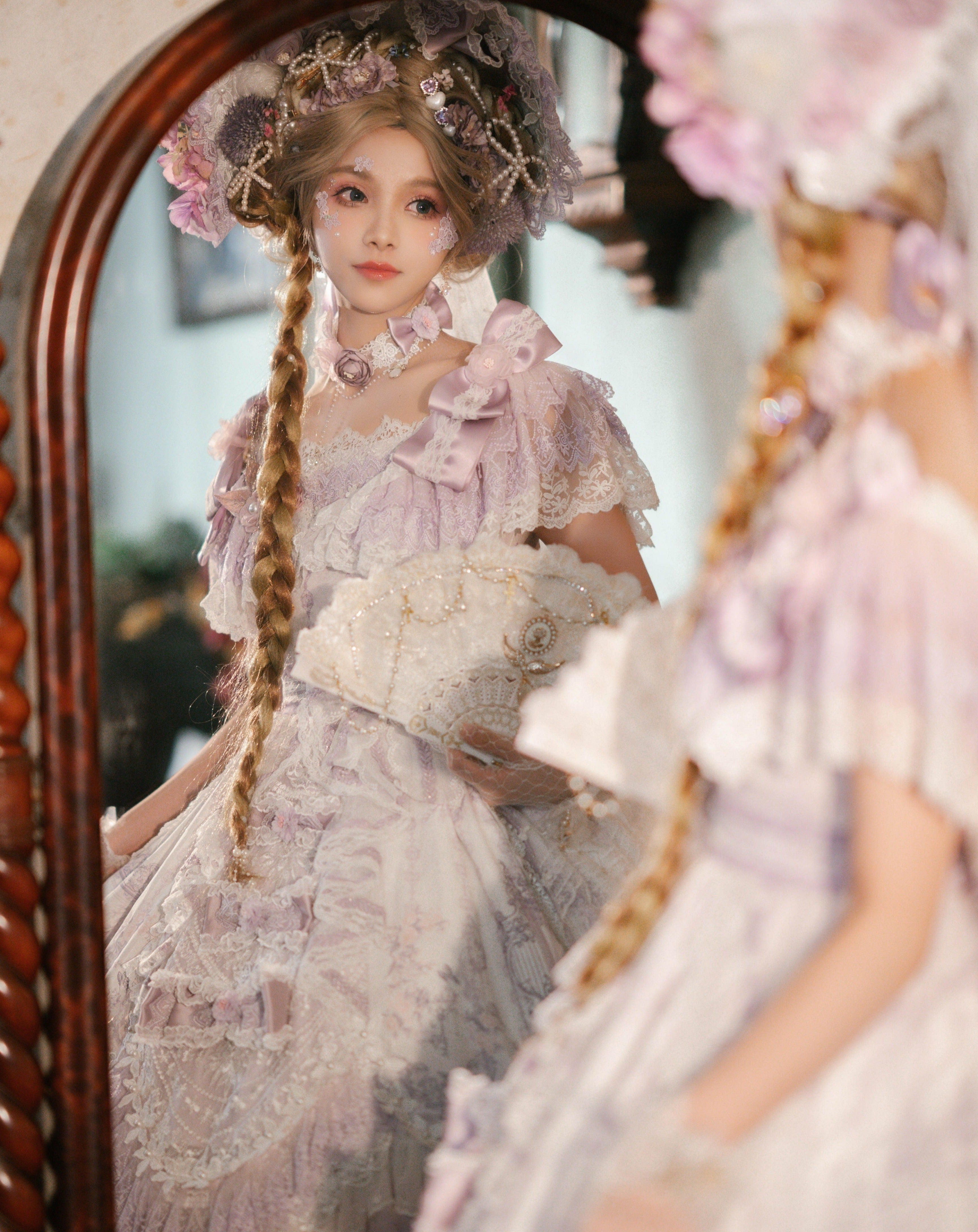 Secret Key ロココ調 フラワープリンセスドレス フルセット
