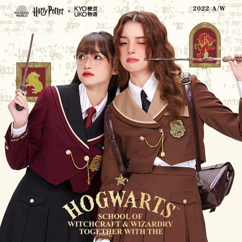 Hogwarts School of Witchcraft and Wizardry Double Button Short Sailor Jacket