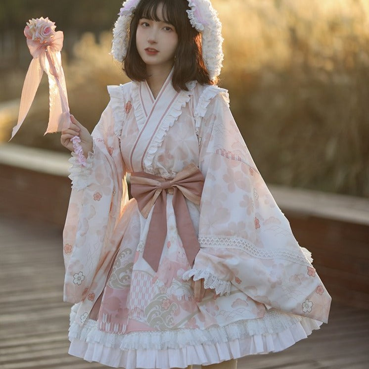 Japanese 2025 pink dress