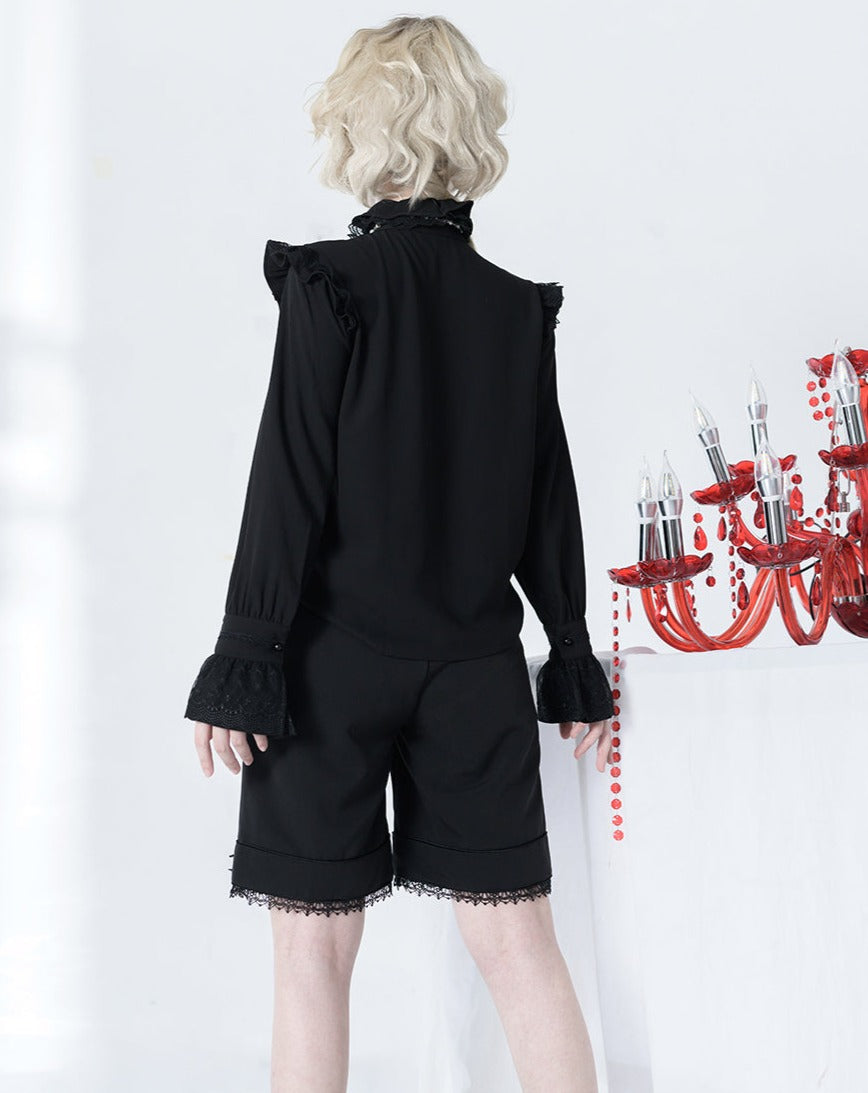 [Pre-order] Ouji Lolita Hem Lace Short Pants