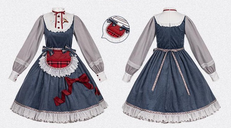 The Little Match Girl Style Midwinter Lolita Dress