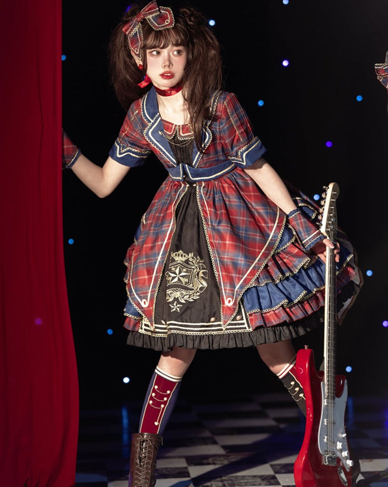 Star Song check idol style dress