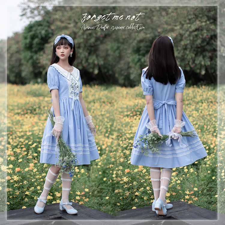 Forget me shop not blue dress