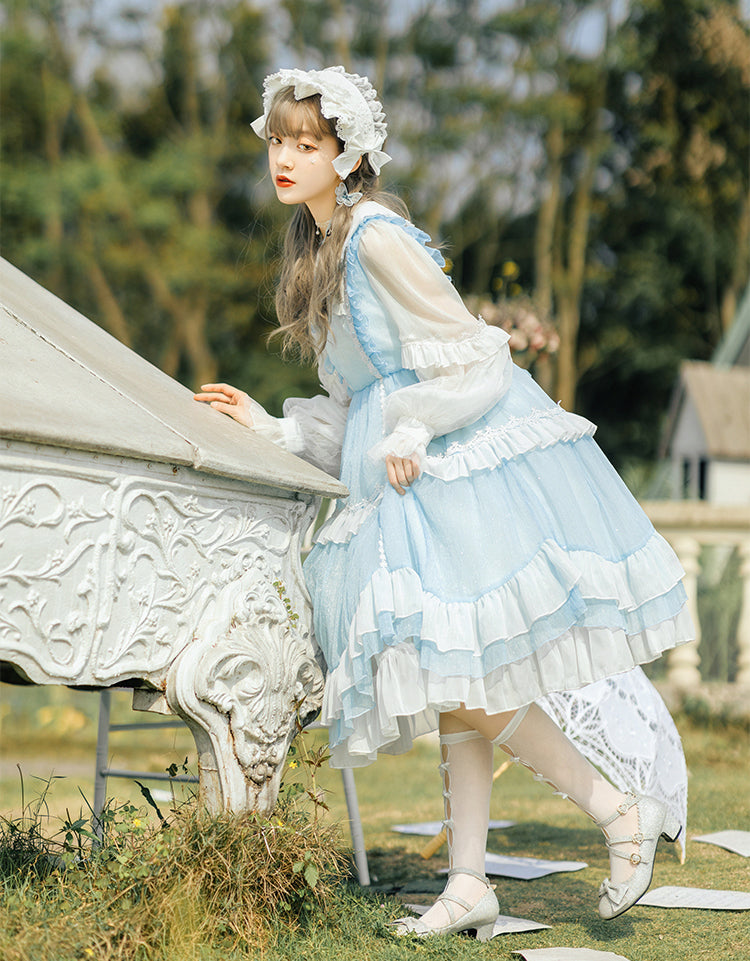 Pure Color Fairy Princess Lolita Dress