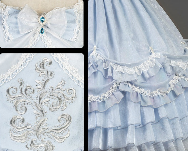 人魚姫の涙 パステルブループリンセスドレス