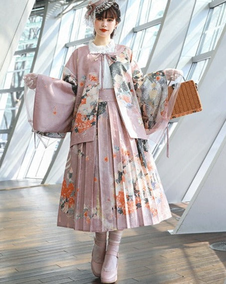 Japanese loli moss peach blooming elegant skirt