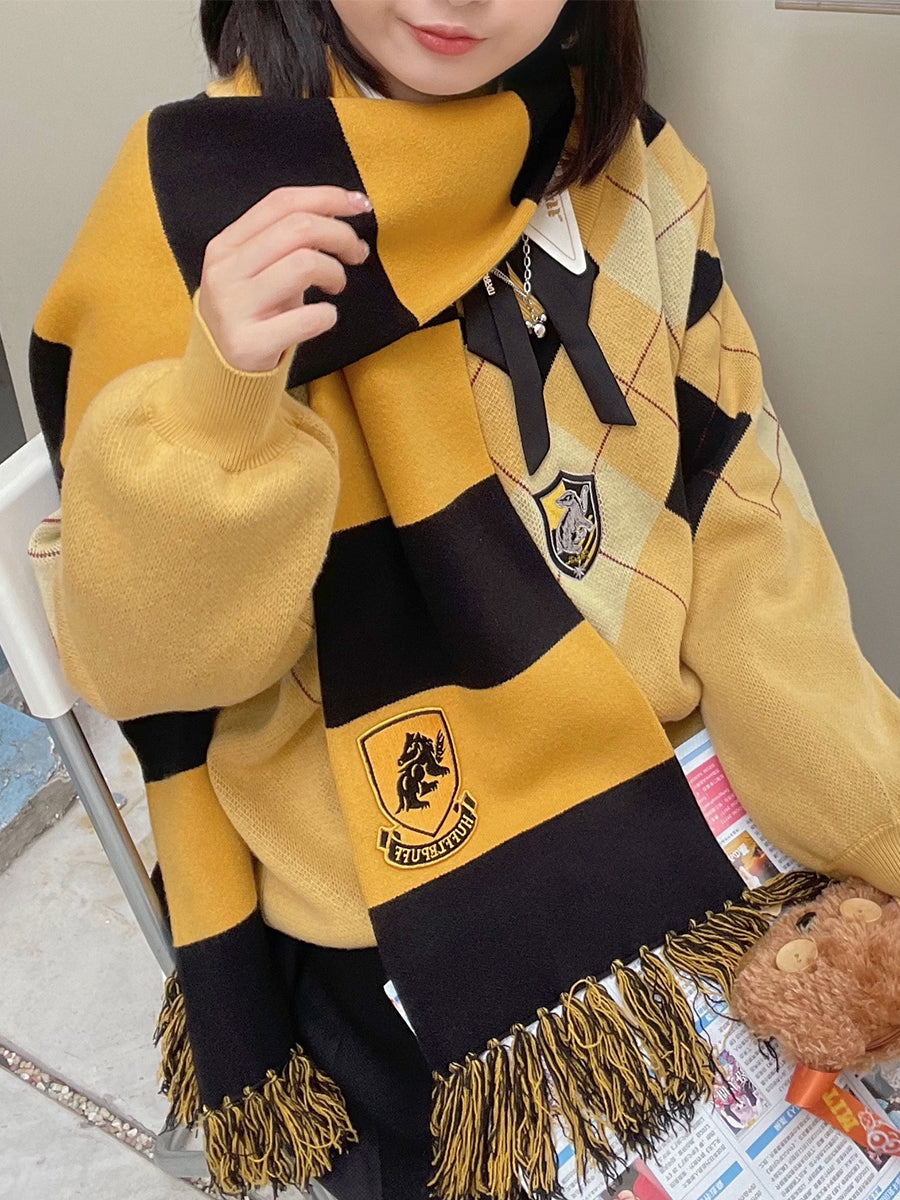 Hogwarts School of Witchcraft and Wizardry Wide Border Scarf