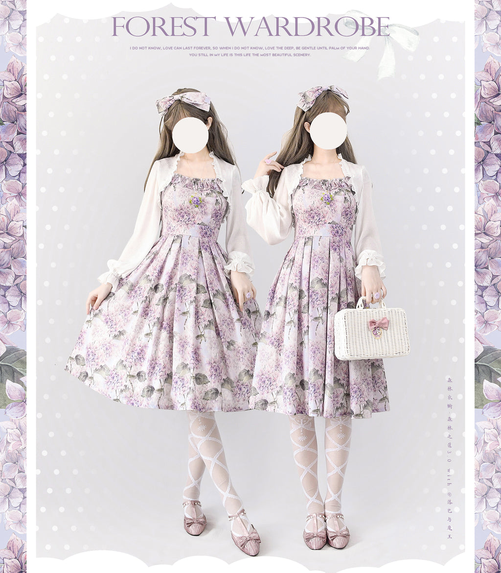 Ruffled short cardigan [20% off when purchased together]