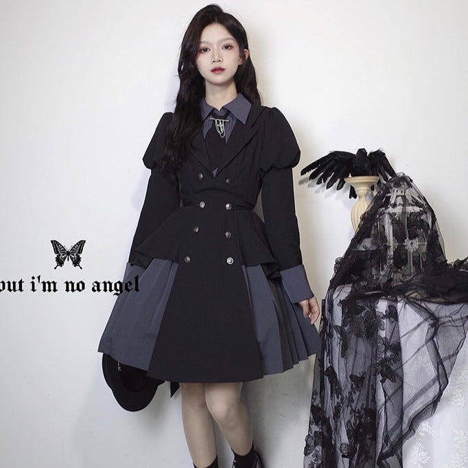 【予約販売】少女探偵 フェイクレイヤードワンピース