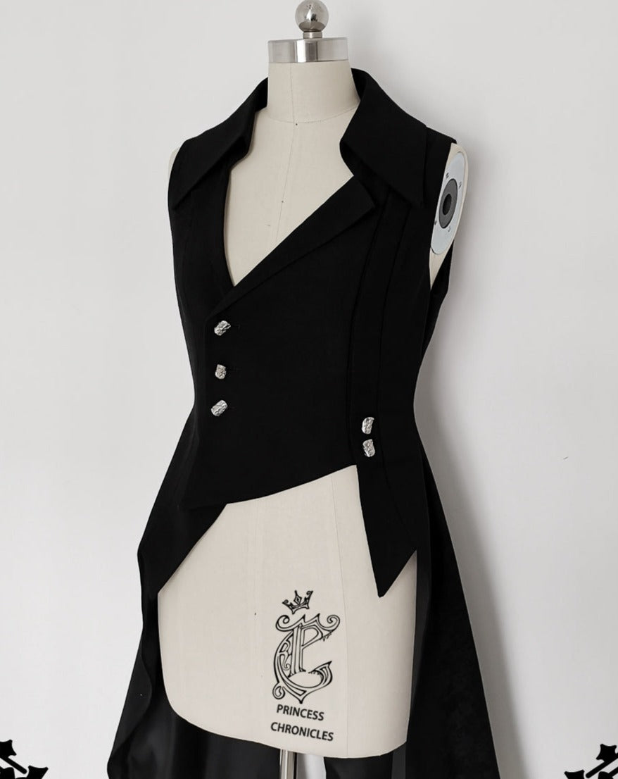 [Pre-order] Prince Lolita Asymmetric Long Vest