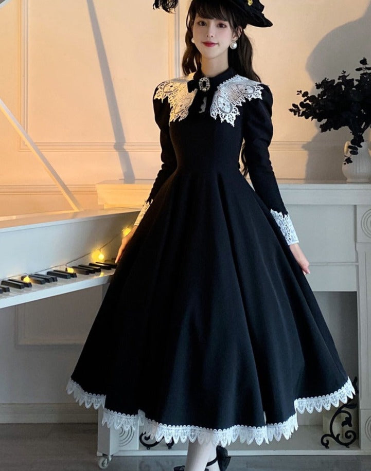 Princess, All the Best レトロ長袖ドレス ロングタイプ