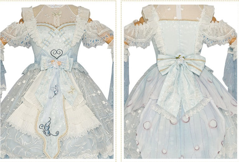 【予約販売】Butterfly Fairy 華ロリ プリンセスドレス