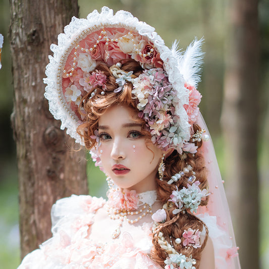 [Simultaneous purchase only] Fairy Fairy Bonnet, Choker, Gloves