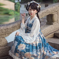華ロリ 花とホワイトタイガーのチャイナロリータドレス