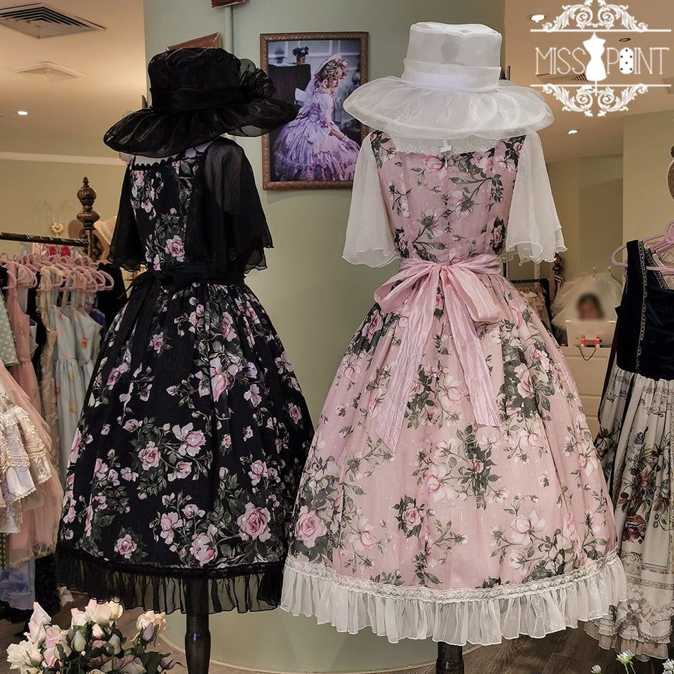 【予約販売】Rose Garden フライングスリーブ クラロリ ワンピース
