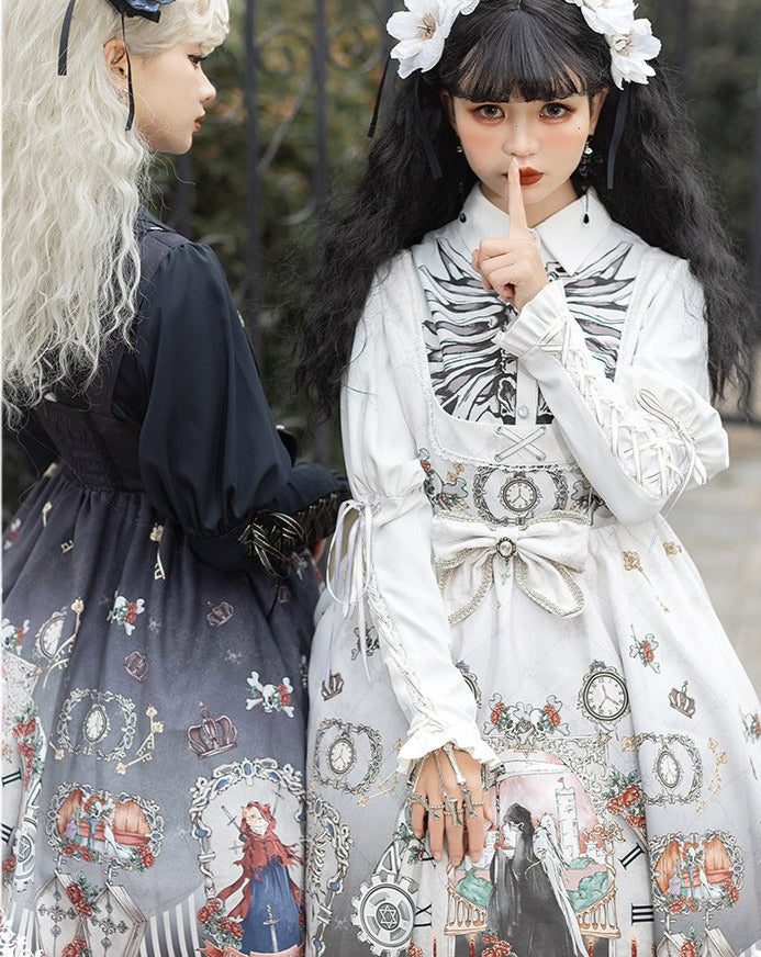 【予約販売】Dark Fairy Tales ゴスロリジャンパースカート