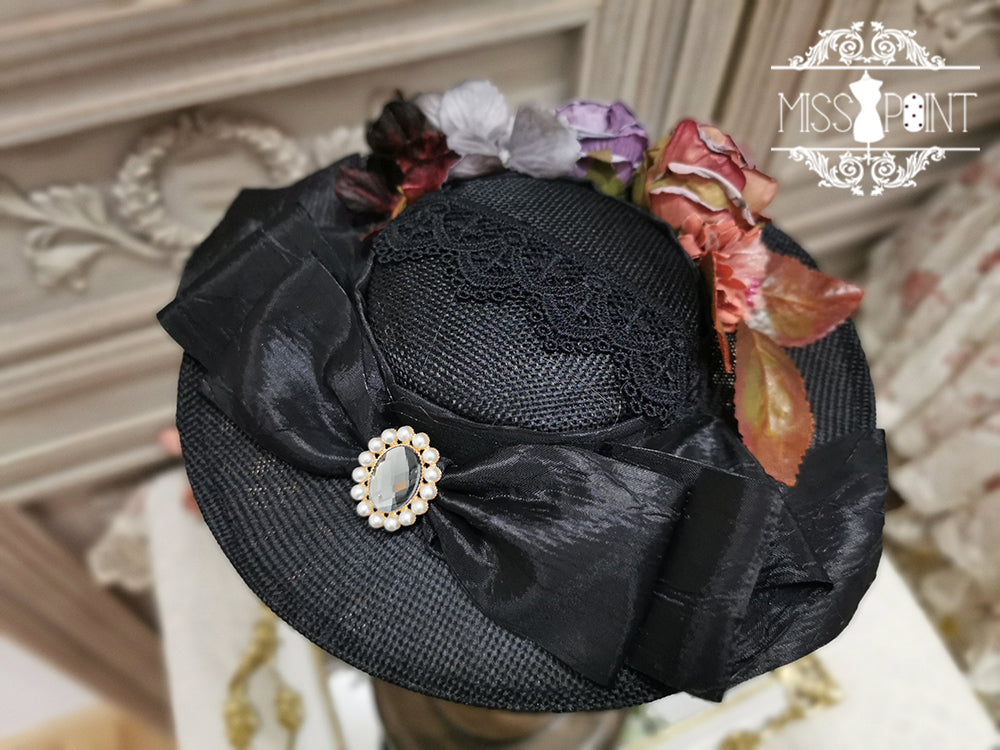[Simultaneous purchase only] Edwardian elegant classical hat