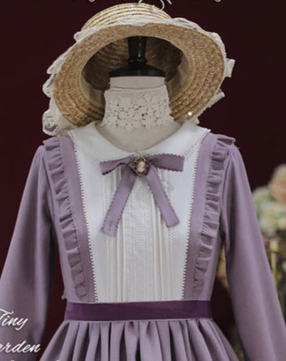 【予約販売】英国クラシカル起毛ワンピース