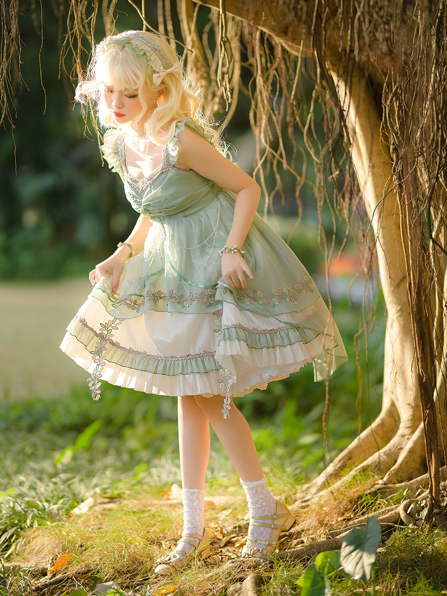 Elegant Fairy Flower Lolita Dress