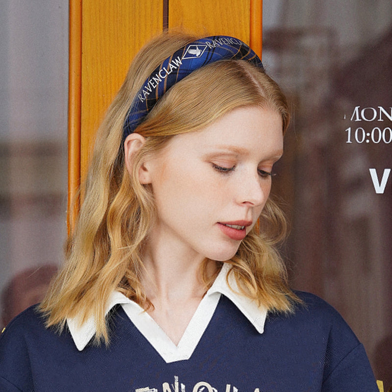 Hogwarts School of Witchcraft and Wizardry Check Headband