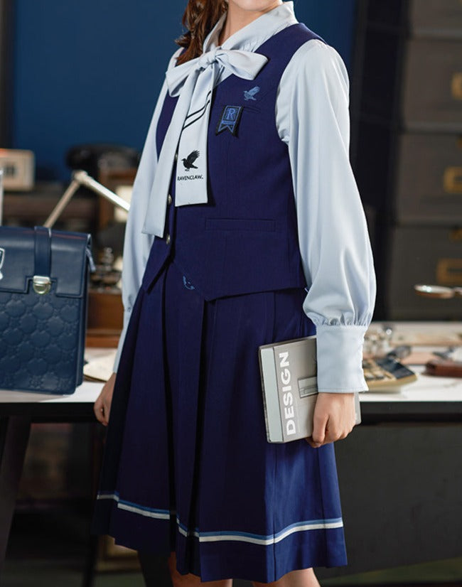Hogwarts School of Witchcraft and Wizardry Box Pleated Line Skirt