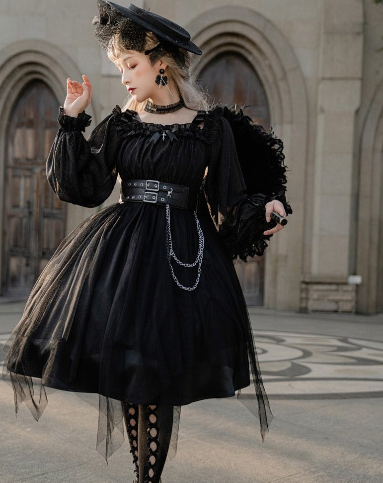 Tulle Layered Elegant Gothic Lolita Dress