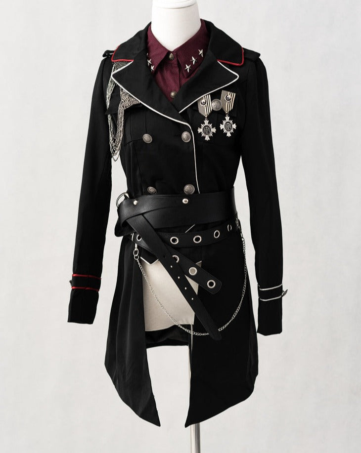 Oath in Black Military Lolita Jacket