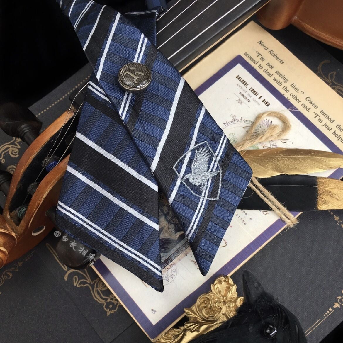 [Pre-order] Hogwarts School of Witchcraft and Wizardry Striped Cross Tie [20% OFF when purchased together]
