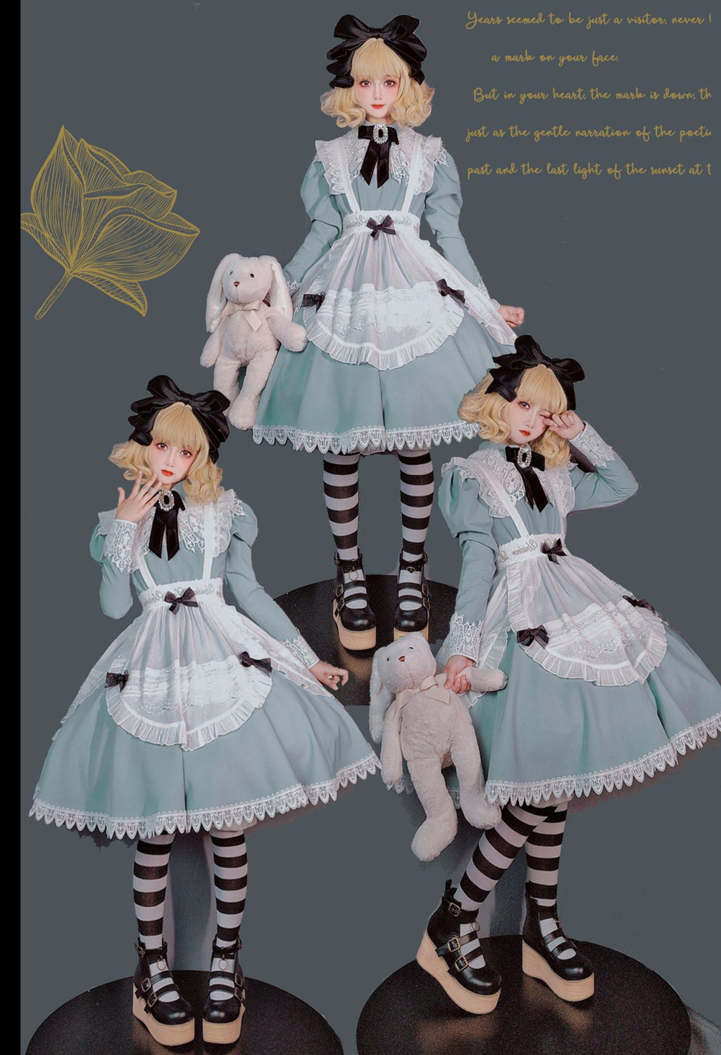 Princess, All the Best レトロ長袖ドレス ショートタイプ
