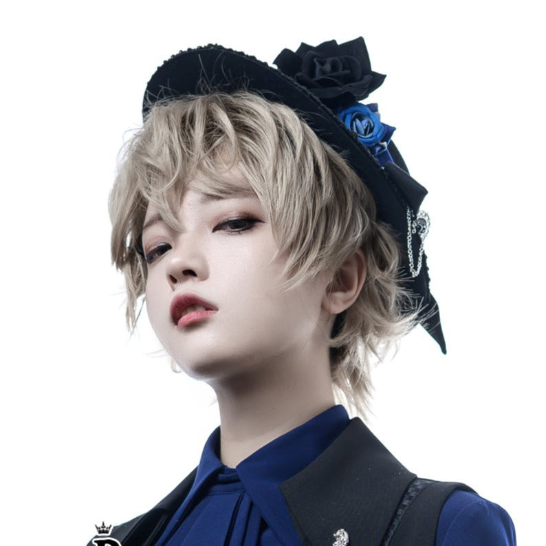 【予約販売】皇子系ロリィタ 中世風ハンドメイドハット