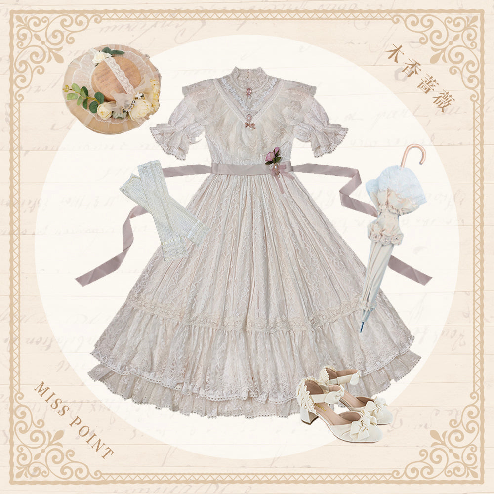 [Pre-order] Edwardian Elegant Lace Classic Lolita Dress