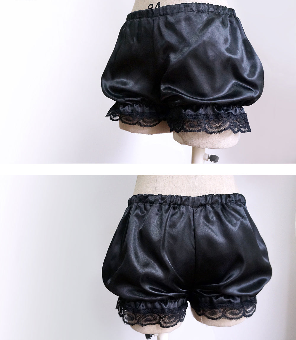 Satin lace short drawers