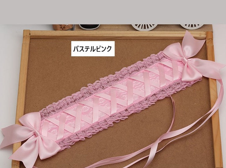 レースとリボンのロリィタヘッドドレス 全22色