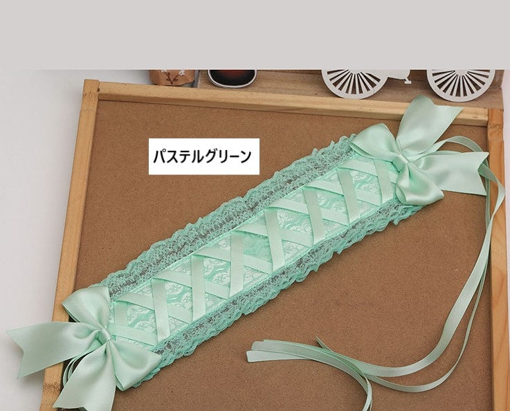 レースとリボンのロリィタヘッドドレス 全22色