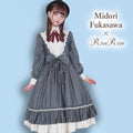 [Pre-order] British Classical Lolita Vertical Striped Dress